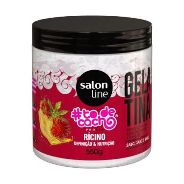 Imagem de Gelatina Salon Line todecacho Óleo de Rícino Definição e Nutrição 550g