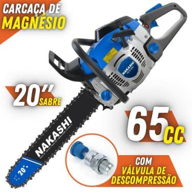 Imagem de Motosserra Profissional Nakashi NCS-650 65,1cc 2 Tempos À Combustão Co