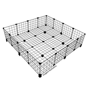 Imagem de Cercado Aramado Porquinho Da ÍNdia Com Fundo E PÉS 60x60x60 - IGUANNA,