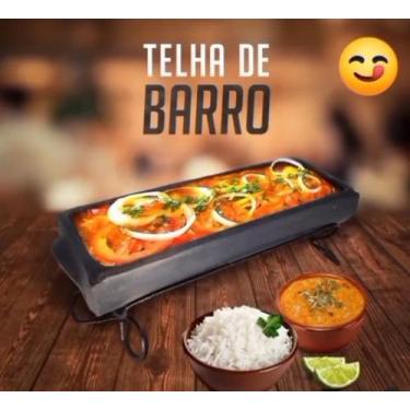 Imagem de 50% OFF - Telha de Barro Para Bares e Petiscarias + 2 cumbucas - ME So