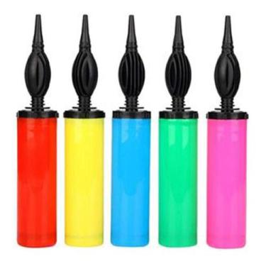 Imagem de Bomba P/Encher Balão Bexiga Festa Manual Bombinha 29Cm Cores - Rio Tij