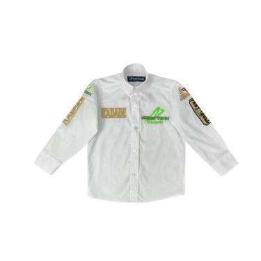 Imagem de Camisa Infantil Country Bordada Radade Green Team Branco  Ref. 3091, 0