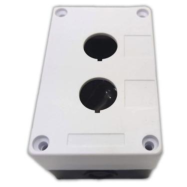 Imagem de Caixa Vazia com 2 Furos de 22mm para Botoeira Botão Led Interruptor de