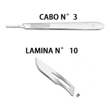 Imagem de Dermaplaning Estética Cabo + 10 Laminas N 10 - Weldon