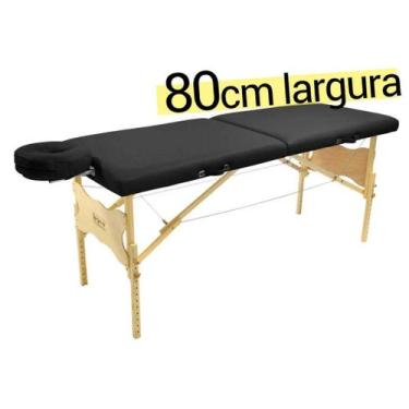 Imagem de Maca Mesa de Massagem Antares Spa Largura 80cm Portátil Com Altura Reg