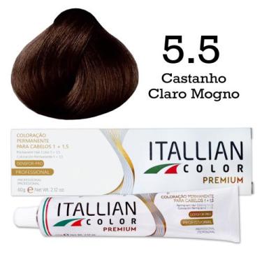 Imagem de Coloração Itallian Color 5.5 Castanho Claro Mogno