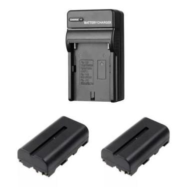 Imagem de 2bateria Np-f550/f570 Iluminador Led + Carregador Np-f C/ Nf - Greika 