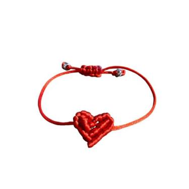 Imagem de Pulseira Vermelha Coração - Puro Charme Joias