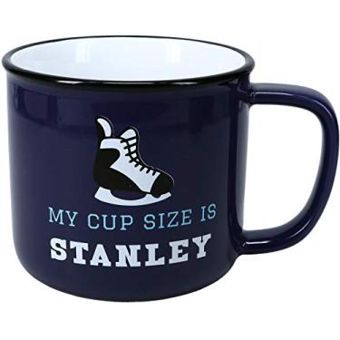 Imagem de Pavilion Gift Company Caneca My Cup Size Is Stanley, 500 ml, azul
