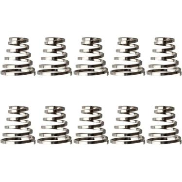 Imagem de GANPUB Espeto de roda de bicicleta prata, 10 peças, mola de aço inoxidável, liberação rápida para ciclismo, montanha, estrada, bicicleta, espeto de roda de mola, cubo de bicicleta de liberação rápida,