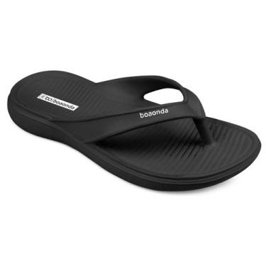 Imagem de Chinelo Super Leve Mobi Boaonda Conforto Impacto, Preto, 37