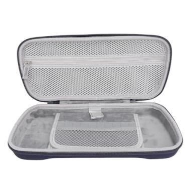 Imagem de Estojo Rígido para ROG Ally 2023 RC71L, Estojo Rígido de PU para ROG Ally X 2024 RC72LA para Claw A1M Com Bolsos, Console Portátil para Jogos e Acessórios (Azul escuro)