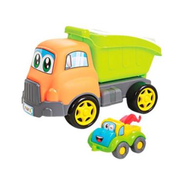 Imagem de Brinquedo Infantil Turbo Truck Carro De Montar Maral