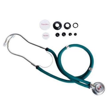 Imagem de Estetoscópio Clínico Medico Rappaport Premium - Verde