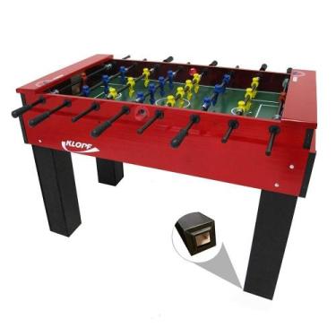 Imagem de Mesa de Pebolim/Totó Oficial com Ferros Passantes Klopf