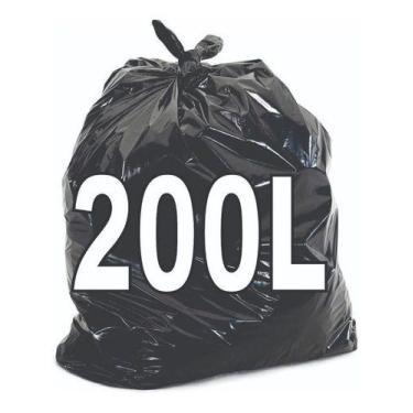 Imagem de Saco De Lixo 200 Litros Resistente 100 Unidades - HIGIPACK