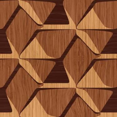 Imagem de PAPEL DE PAREDE DECORATIVO 3D MADEIRA (folha de 300x90 cm) - ATITUDE S