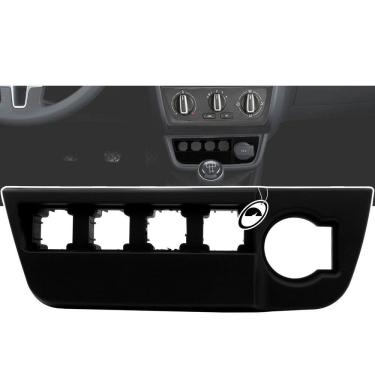 Imagem de Moldura Suporte Porta Botões 4 Posições Gol Voyage Saveiro