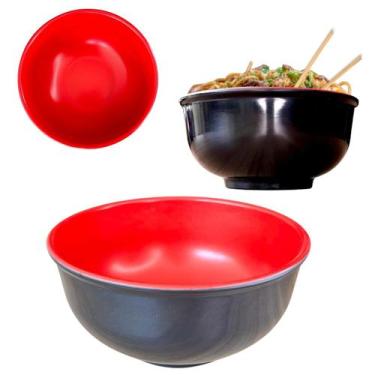 Imagem de Tigela Bowl Oriental Melamina Para Restaurante Japones 1,75L - Impo