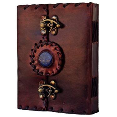 Imagem de Caderno diário de couro feito à mão – bloco de notas para caderno diário com caderno pessoal de couro genuíno para homens e mulheres, Pocket Diary 4x6"