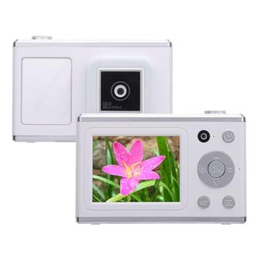 Imagem de Câmera Digital, Câmera FHD 1080P, Pixels Frontais e Traseiros de 48 MP, Câmera Digital Aponte e Dispare Com Luz de Preenchimento Integrada, Câmera Pequena Compacta para Meninos,