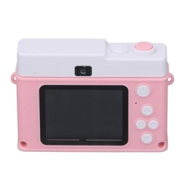 Imagem de Câmera Digital para Adolescentes, Câmera de Vídeo 1080P 48MP Com Tela Colorida TFT de 2 Polegadas, Câmera Com Zoom Digital 8x, Luz de Preenchimento de Jogos para MP3 Player, (Rosa)
