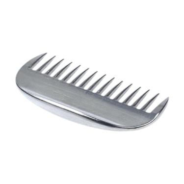 Imagem de rockible Pente de cavalo para animais de estimação, ferramenta de desmatação de animais de estimação, nó aberto, portátil, pente de gado, cabelo longo,