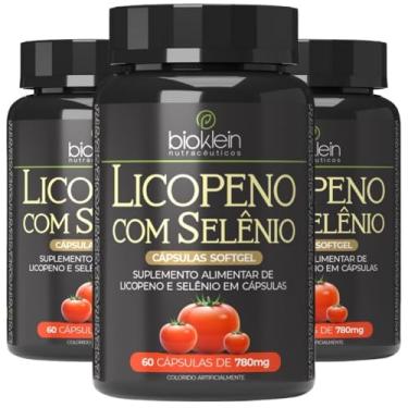 Imagem de KIT 3X Licopeno com Selênio 780mg 60 cápsulas - Bioklein