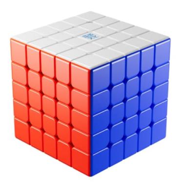 Imagem de Bukefuno MoYu Aochuang V6 DoubleTrack UV 5x5 Magic Cube Puzzle Magnético Moyu Aochuang WRM V6 112 Ímãs, 2Track UV Magic Cloth Stickerless 5 x 5 x 5 Velocidade do cubo