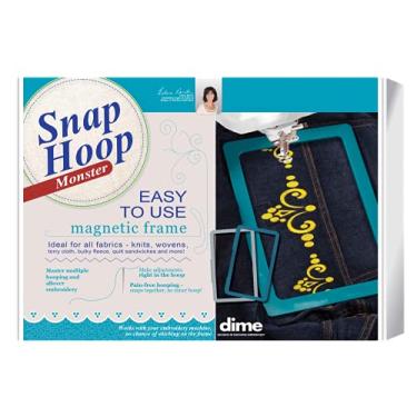 Imagem de Snap Hoop Monster para uso com Viking/Pfaff (200mm x 360mm) Bastidor de bordado magnético para bordado à máquina