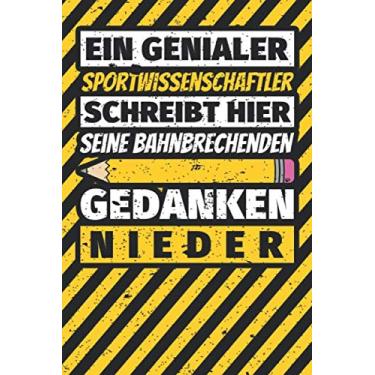Imagem de Notizbuch liniert: Sportwissenschaftler Geschenke lustig Abschluss Geschenkidee Beruf