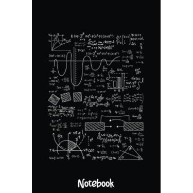 Imagem de School Math Teacher Student Quantum Physics Equation Notebook: Graph Paper Notebook, Grid Paper for Math and Science Students, Quad Ruled 4x4 110 Pages, 6x7316