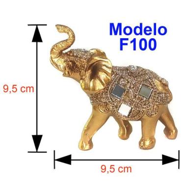 Imagem de Elefante Decorativo Em Resina Indiano Sabedoria Sorte - Luthi Comércio