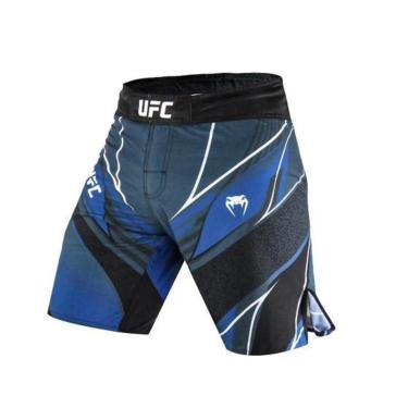 Imagem de Short Long Fit UFC Venum Oficial Fight Night Men's Blue-Unissex
