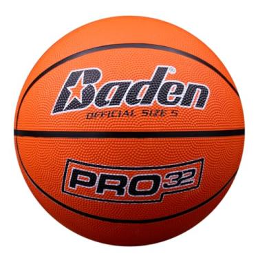 Imagem de Baden | Pro32 | Basquete de borracha durável e divertido | Laranja | Tamanho 5 (69,8 cm)