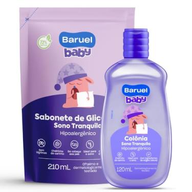 Imagem de Kit Sabonete Líquido + Colônia de Bebê Sono Tranquilo - Baruel Baby