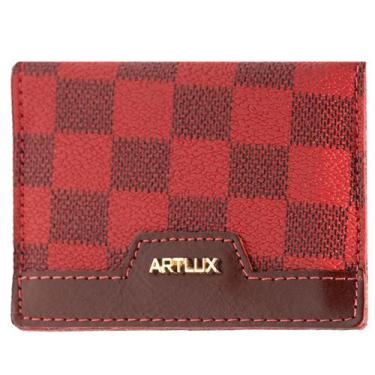 Imagem de Carteira Slim Artlux Paris 959, Vermelho