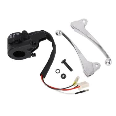 Imagem de Chave de Carcaça do Acelerador Akozon Twist e Alavancas de Freio Conjunto para PW50 PY50 Peewee 50 de Bicicleta de Terra - Start Switch, Twist Grip para Controle Aprimorado