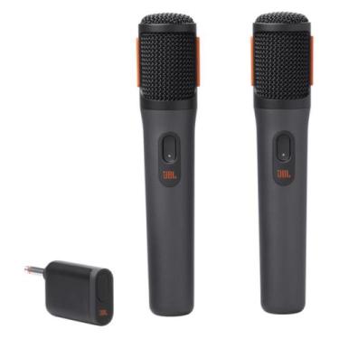 Imagem de Kit de Microfone JBL Partybox WIRELESS MIC Com Bateria (par)
