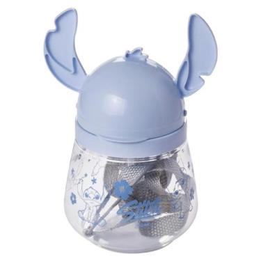 Imagem de Garrafa Ludica Flip Tampa Retrátil Aut Stitch 1,1 litros - Plasutil In