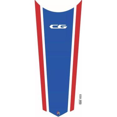 Imagem de Adesivo Faixa  Gravata  Tanque Resinado Cg Honda 033 - Resitank