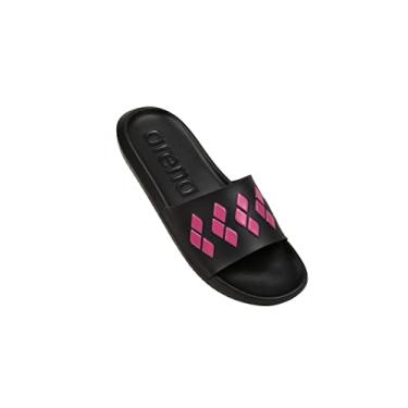 Imagem de Arena Sandália Slide Masculina, Diamantes preto/rosa, 12.5