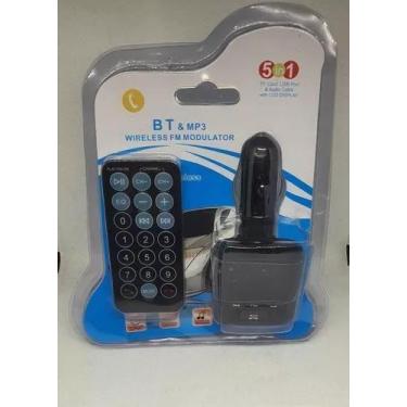 Imagem de Transmissor Fm Adaptador Carro Bluetooth Carregador Tipo C - Rhos