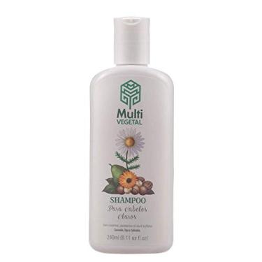 Imagem de Shampoo Camomila Trigo Calêndula Cabelos Claros 240ml MultiVegetal