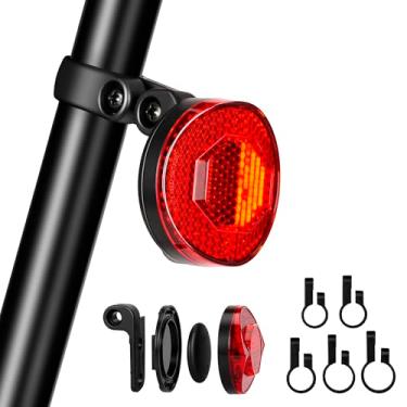 Imagem de Jowlroel Suporte refletor de bicicleta antirroubo com rastreador GPS oculto - Suportes refletores de selim de bicicleta para rastreador - Suporte antifurto para bicicleta, bicicleta elétrica, scooter