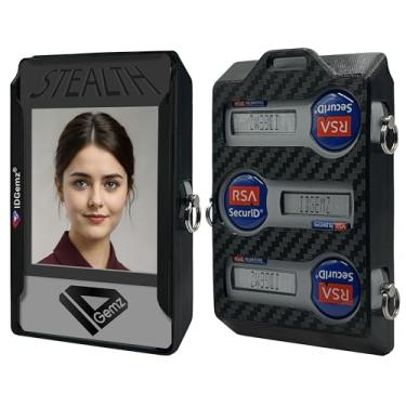 Imagem de IDGemz Porta-crachá para tokens RSA SecurID - comporta até 3 emblemas (comporta 3 fichas)