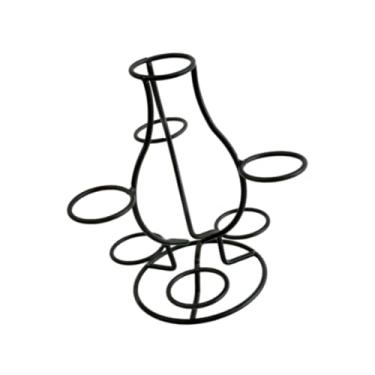 Imagem de YIJU Globe Stone Stone Sphere Rack mesa central peça decorativa Base Base Stand para o hotel Decoração da sala de estar da sala de estar , Preto