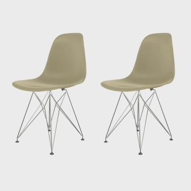 Imagem de Conjunto com 2 Cadeiras para Sala de Jantar Eames Pp Eiffel