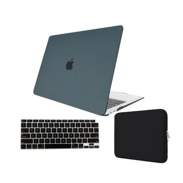 Imagem de Kit Capa Case Compativel Macbook pro 13 A1502 A1425 cor cf + Pel. Teclado + Capa Noeprene
