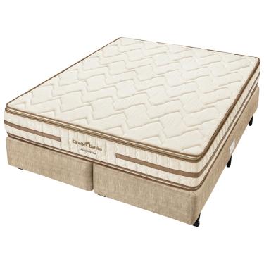 Imagem de Conjunto Box Super King Espuma D45 Americanflex Clinoflex Bambu 193x203x66cm